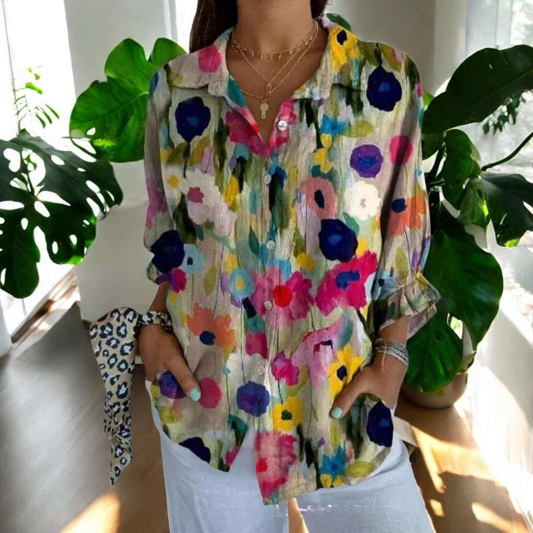 Lucienne | Chemise Élégante à Boutons