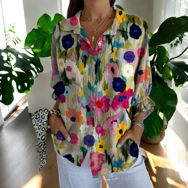 Lucienne | Chemise Élégante à Boutons