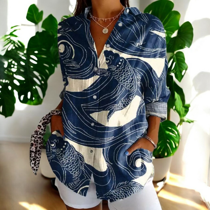 Lucienne | Chemise Élégante à Boutons